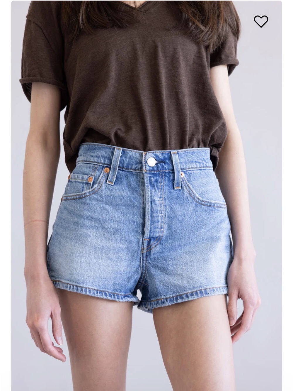 Levi's 501 original denim shorts